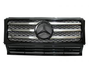 Решетка радиатора черная для Mercedes W463 1990-2013